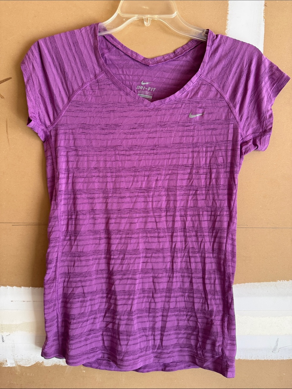 Nike Women’s Purple Short-Sleeve Dri-FIT Tee